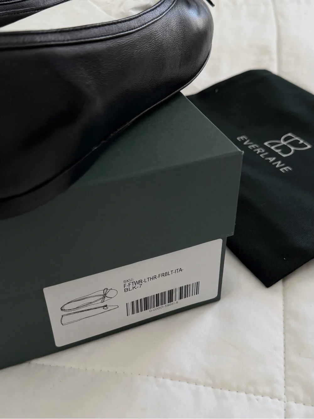 Brand New- Everlane Ballet Flat in Black Leather 🖤✨ - Picture 12 of 14